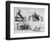 18th Century Fire Engines-null-Framed Art Print
