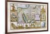 18th Century Map of Egypt, Arabia and the Middle East-null-Framed Giclee Print