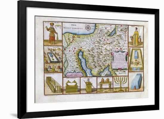 18th Century Map of Egypt, Arabia and the Middle East-null-Framed Giclee Print