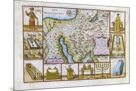 18th Century Map of Egypt, Arabia and the Middle East-null-Mounted Giclee Print