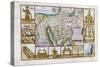 18th Century Map of Egypt, Arabia and the Middle East-null-Stretched Canvas