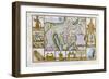 18th Century Map of Egypt, Arabia and the Middle East-null-Framed Giclee Print