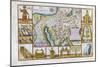 18th Century Map of Egypt, Arabia and the Middle East-null-Mounted Giclee Print