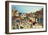 18th Century Mayfair Cattle Market-Margaret Loxton-Framed Giclee Print