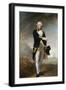 18th century painting of Admiral John Gell, who served the Royal Navy.-Vernon Lewis Gallery-Framed Art Print