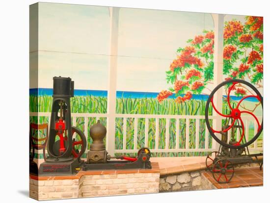 18th Century Rum Distillery, Marie-Galante Island, Guadaloupe, Caribbean-Walter Bibikow-Stretched Canvas