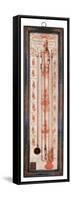 18th Century Thermometer-Barometer-Science Source-Framed Stretched Canvas