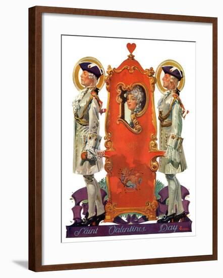 "18th Century Valentine,"February 12, 1927-Elbert Mcgran Jackson-Framed Giclee Print