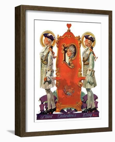 "18th Century Valentine,"February 12, 1927-Elbert Mcgran Jackson-Framed Giclee Print