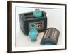 18th Dynasty Cosmetics Case with Two Ointment Vessels-null-Framed Photographic Print