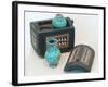 18th Dynasty Cosmetics Case with Two Ointment Vessels-null-Framed Photographic Print