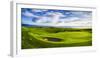 18th Green at Brora Golf Club, Moray Firth, Brora, Scotland-Panoramic Images-Framed Photographic Print