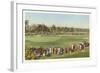 18th Green, Golf Tournament-null-Framed Art Print