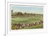 18th Green, Golf Tournament-null-Framed Art Print