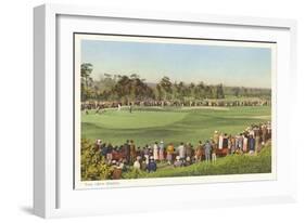 18th Green, Golf Tournament-null-Framed Art Print