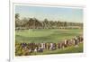 18th Green, Golf Tournament-null-Framed Art Print