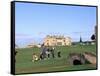 18th Hole and Fairway at Swilken Bridge Golf, St Andrews Golf Course, St Andrews, Scotland-Bill Bachmann-Framed Stretched Canvas