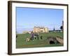 18th Hole and Fairway at Swilken Bridge Golf, St Andrews Golf Course, St Andrews, Scotland-Bill Bachmann-Framed Photographic Print