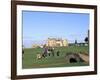 18th Hole and Fairway at Swilken Bridge Golf, St Andrews Golf Course, St Andrews, Scotland-Bill Bachmann-Framed Photographic Print