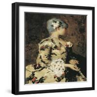 18th Venetian Lady, Circa 1883-Giacomo Favretto-Framed Giclee Print