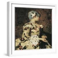 18th Venetian Lady, Circa 1883-Giacomo Favretto-Framed Giclee Print