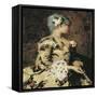 18th Venetian Lady, Circa 1883-Giacomo Favretto-Framed Stretched Canvas
