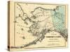 18xx, Alaska Territory Map, Alaska, United States-null-Stretched Canvas