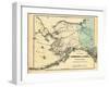 18xx, Alaska Territory Map, Alaska, United States-null-Framed Giclee Print