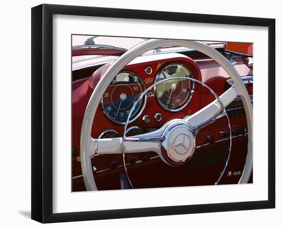 190 SL-Pierre Strapélias - PR-Framed Art Print