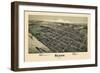 1900, Beaver Bird's Eye View, Pennsylvania, United States-null-Framed Giclee Print