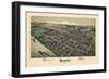 1900, Beaver Bird's Eye View, Pennsylvania, United States-null-Framed Giclee Print