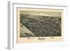 1900, Beaver Bird's Eye View, Pennsylvania, United States-null-Framed Giclee Print