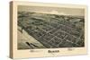 1900, Beaver Bird's Eye View, Pennsylvania, United States-null-Stretched Canvas