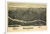 1900, Buckhannon Bird's Eye View, West Virginia, United States-null-Framed Giclee Print