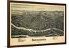 1900, Buckhannon Bird's Eye View, West Virginia, United States-null-Framed Giclee Print