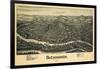 1900, Buckhannon Bird's Eye View, West Virginia, United States-null-Framed Giclee Print