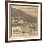 1900 LA Road Map-N. Harbick-Framed Art Print