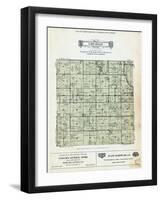 1900, Lake Lillian Township, Kandiyohi Lake, Minnesota, United States-null-Framed Giclee Print