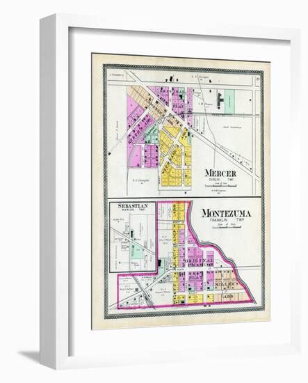 1900, Mercer, Montezuma, Sebastian, Ohio, United States-null-Framed Giclee Print