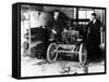 1900 New Orleans Car under Construction, (C1900)-null-Framed Stretched Canvas