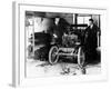 1900 New Orleans Car under Construction, (C1900)-null-Framed Photographic Print