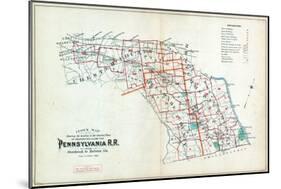 1900, Pennsylvania Railroad, Pennsylvania, United States-null-Mounted Giclee Print