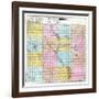 1900, Sanborn County Map, South Dakota, United States-null-Framed Giclee Print