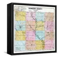 1900, Sanborn County Map, South Dakota, United States-null-Framed Stretched Canvas