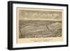 1900, Trenton Bird's Eye View, New Jersey, United States-null-Framed Giclee Print