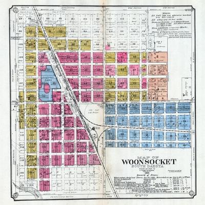 '1900, Woonsocket, South Dakota, United States' Giclee Print