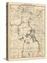 1900, Yellowstone National Park Tourist Map, Wyoming, United States-null-Stretched Canvas