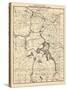 1900, Yellowstone National Park Tourist Map, Wyoming, United States-null-Stretched Canvas