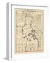 1900, Yellowstone National Park Tourist Map, Wyoming, United States-null-Framed Premium Giclee Print