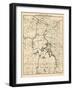 1900, Yellowstone National Park Tourist Map, Wyoming, United States-null-Framed Giclee Print